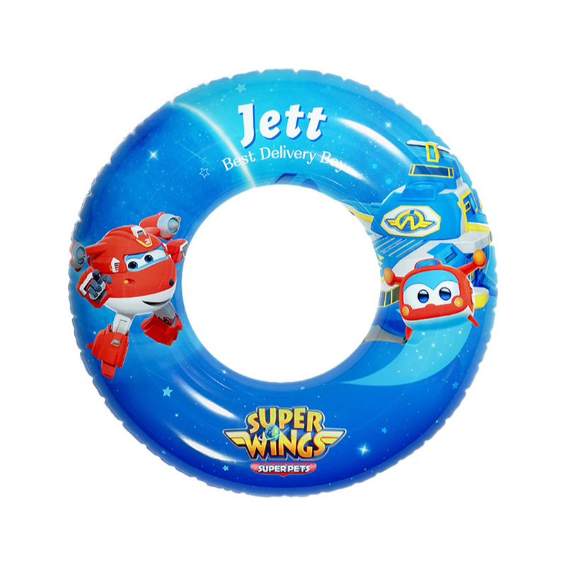 universal inflatable cartoon swimming ring for children and adults