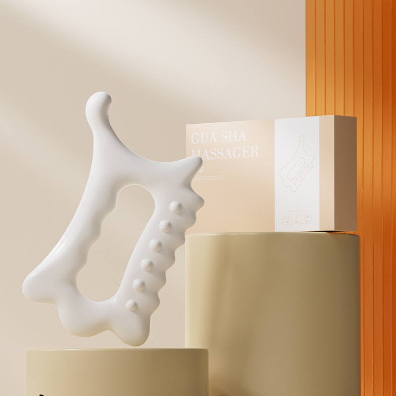 Raspador corporal, arena facial no cerámica, palo de masaje de acupuntura para ojos, cinturón para esculpir el cuerpo, cepillo meridiano de pulso, raspador para empujar el vientre