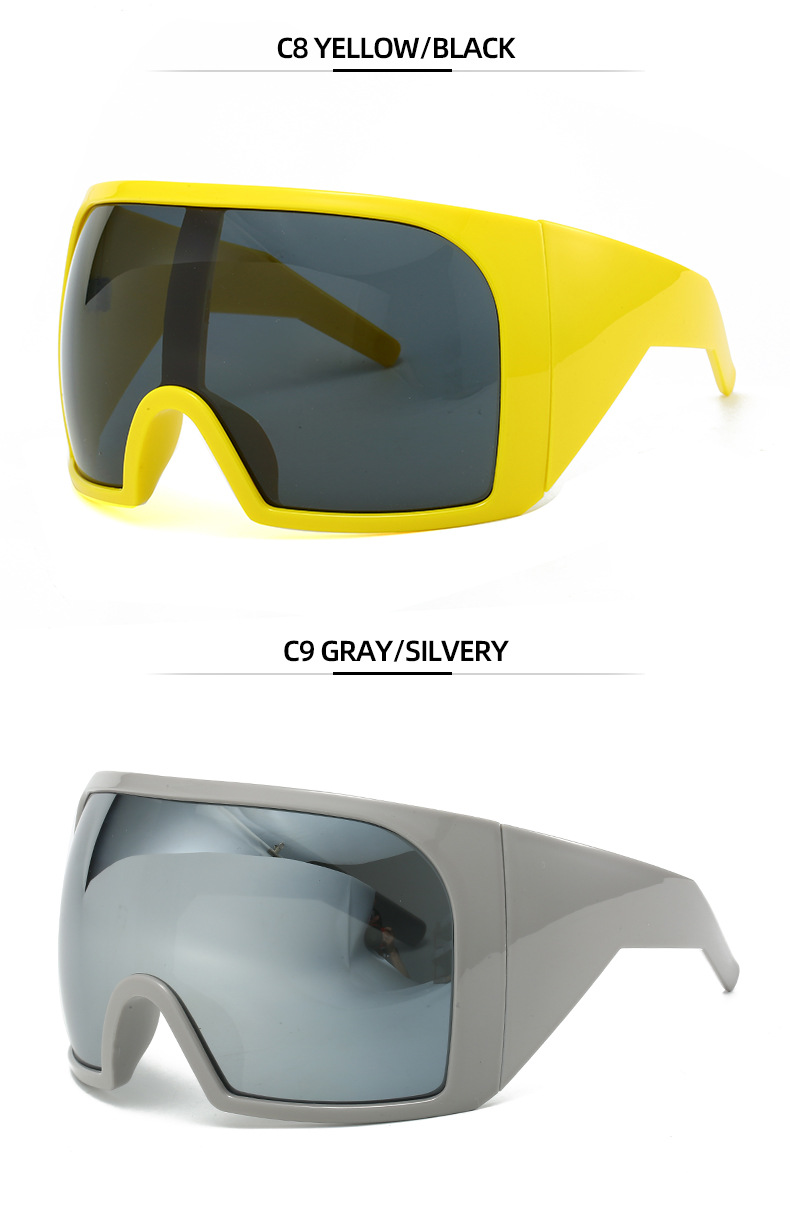 80g Weight Full Frame Glasses Structure Sunglasses Classification PC, UV400 Protection Lens Material Special-Shaped Mirror Glasses Style Travel, Fishing Occasion Geometric Pattern Unisex Gender Lady Style Lady Geometric PC UV400 Protection Special-Shaped Mirror Full Frame Women's Sunglasses 8