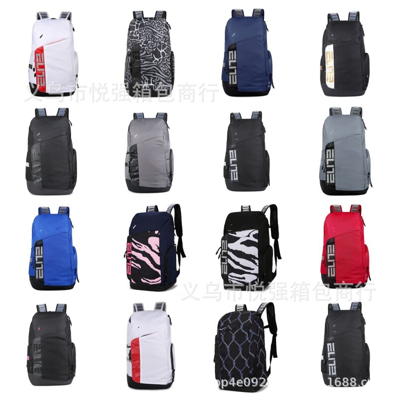 Casual Sports Large-Capacity Basketball Bag Air Cushion Shoulder Strap Elite Student Backpack Travel Fitness Outdoor Backpack Trendy