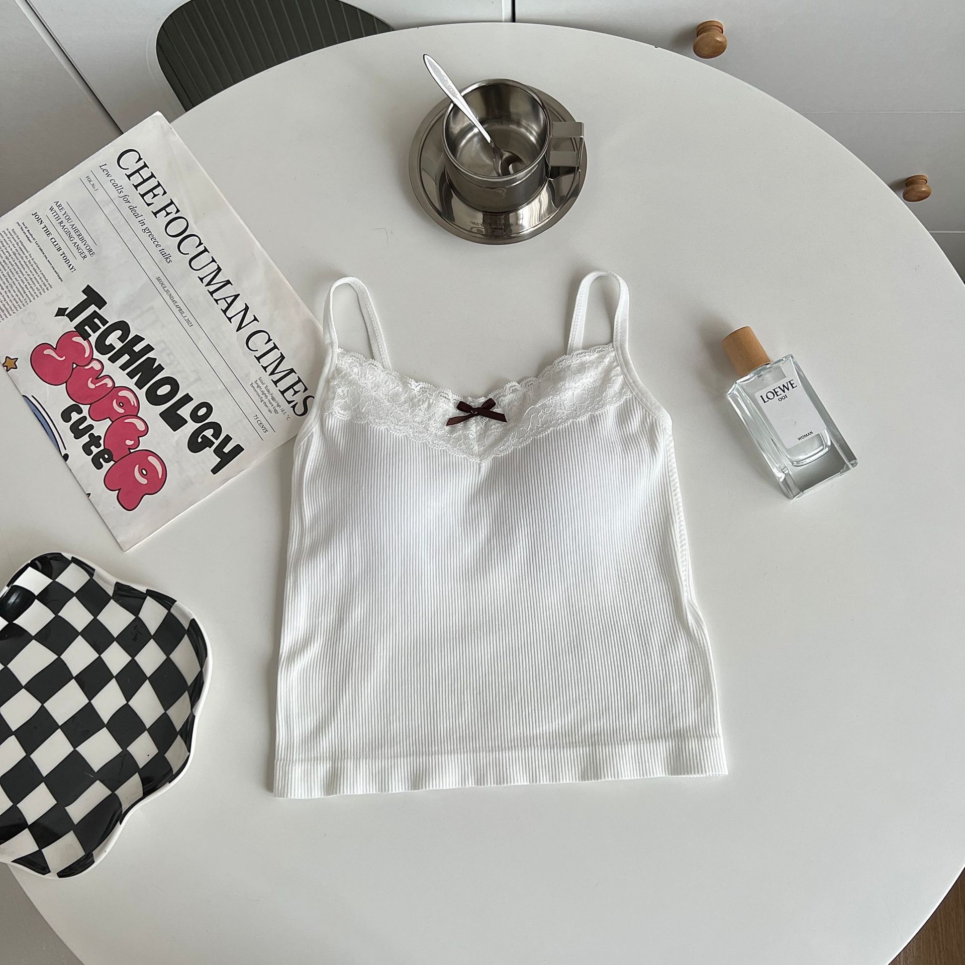 Eslinga de espalda de belleza de encaje puro para mujer, verano con almohadilla para el pecho, taza fija, chica caliente, ropa exterior, cabestrillo interior, top de tubo, mujer