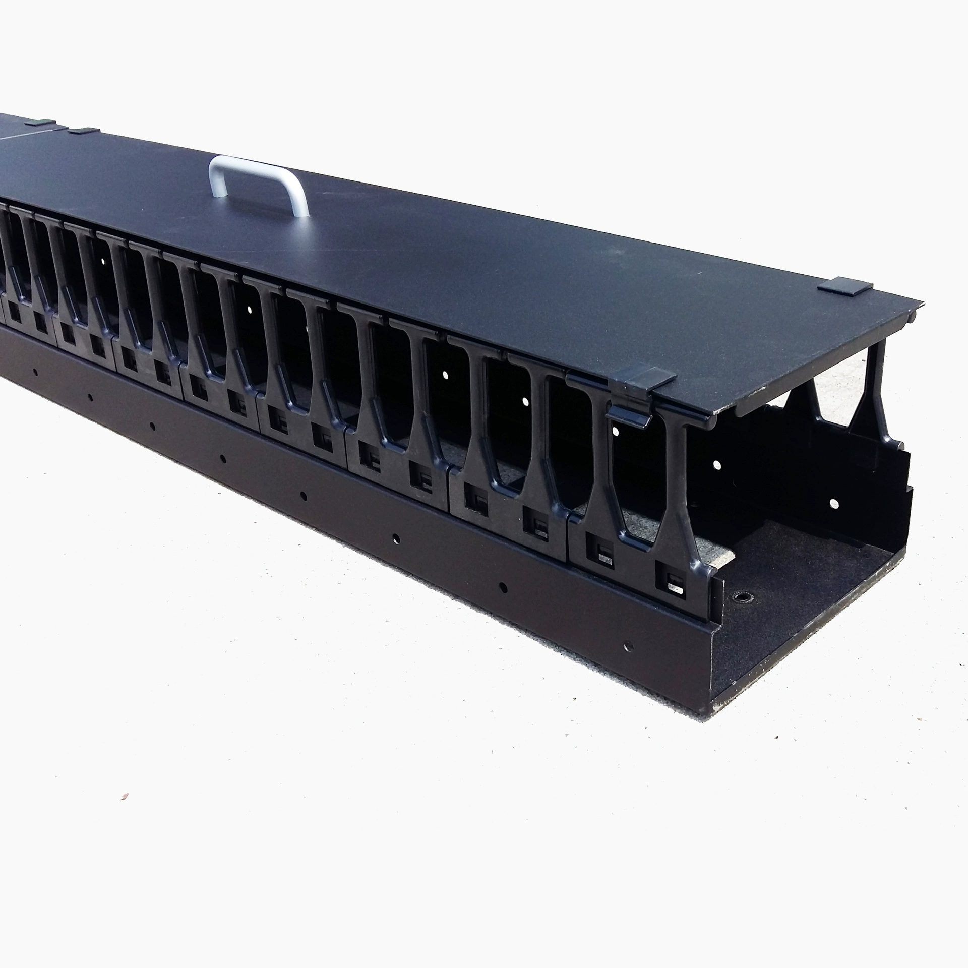 2U кабельная рамка сетевая кабельная рамка 12 передач 24 номера машинной комнаты все пластиковые канавки 19 дюймов шкаф