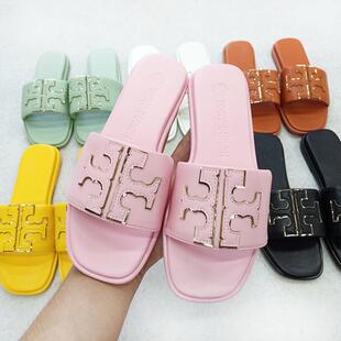 TB��ЬŮ�ļ��¿�һ����ɳ�����e�羳Ƥ�����women slipper