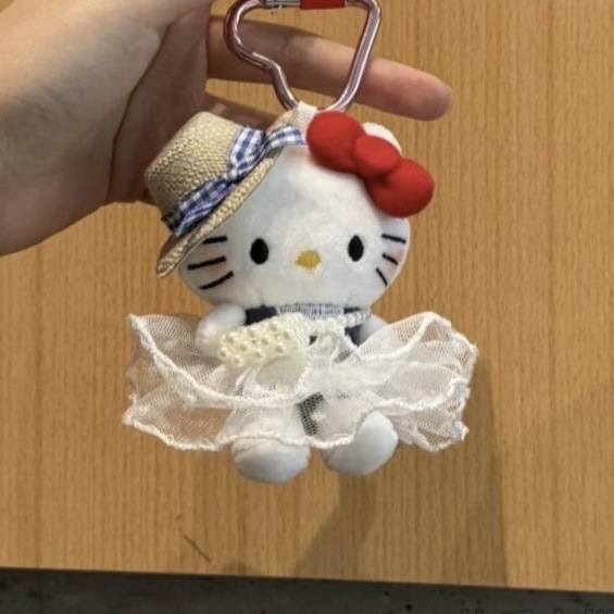 かわいいkitty猫のバッグストラップぬいぐるみのキーホルダー|undefined