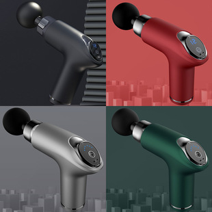 Mini fascia grab cross-border LCD portable muscle relaxation meridian massage exercise fitness equipment manufacturers fascia gun
