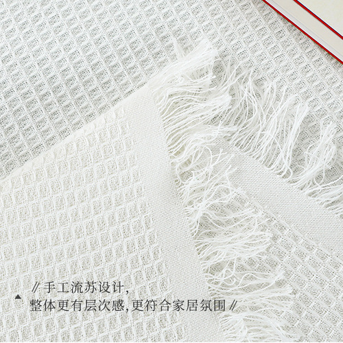 Ins style tablecloth light luxury high-end TV cabinet round table desk blue tablecloth stall food photography background cloth