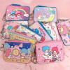 Cartoon cute work card holder, wallet with key