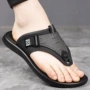 电商男士跨境简约皮凉鞋