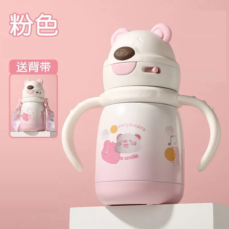 Termo para niños de acero inoxidable 316, con pajita, regalo para tiendas - Mayorista