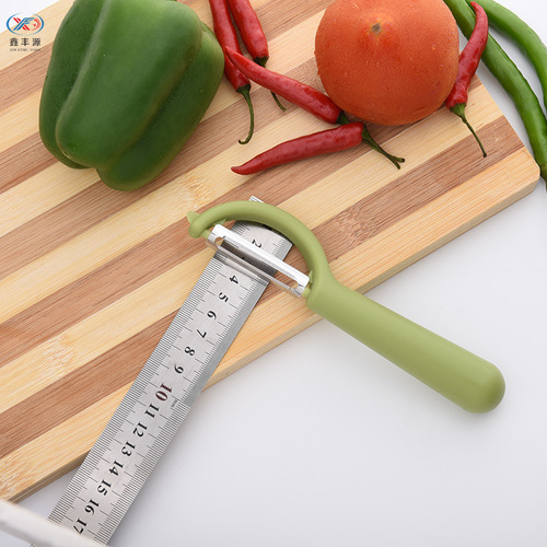 Stainless steel peeler, peeling fruit knife, multifunctional potato and sugar cane scraper, planer, melon planer, printable LOGO