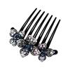 Hair accessory, brush, hairgrip, cute ponytail, Korean style, flowered