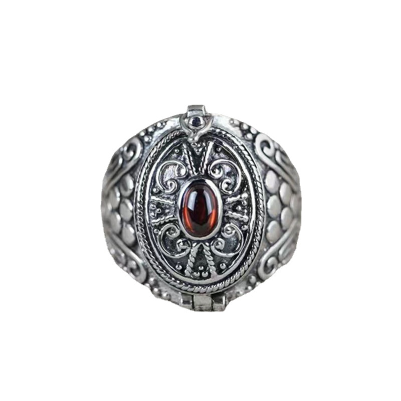 Nepal Style Ethnic Ring For Men And Women, Retro Openable Design_voghion.com