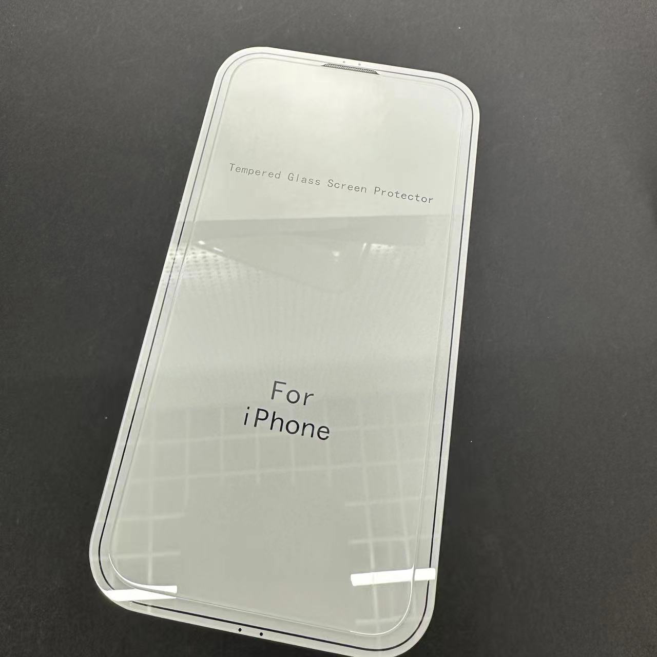 Aplicable a iPhone15Pro HD Peep-Prueba de película templada Sin borde negro y red Apple 15 cubierta de pantalla completa sin borde blanco