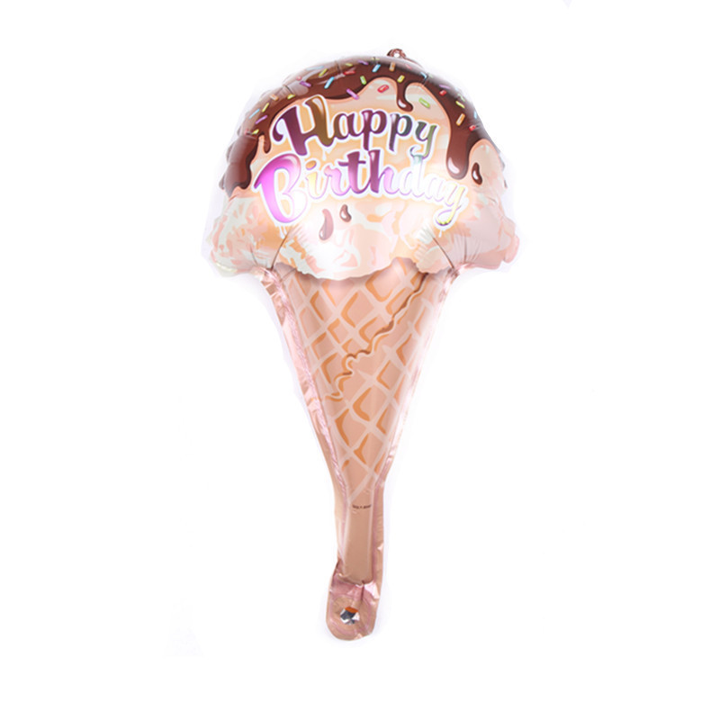 新しいミニバーガーピザアイスクリームドーナツグルメ風船誕生日パーティー装飾風船卸売り|undefined