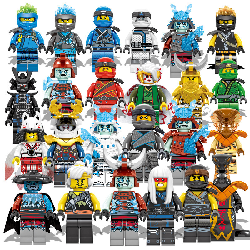 [Bag] Xinghao Dg1002 Is Compatible with Lego Phantom Series 24 Ninja Assembled Building Block Minifigure Toys