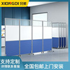 办公室屏风隔断简约移动折叠车间工厂隔断墙活动推拉式遮挡隔板