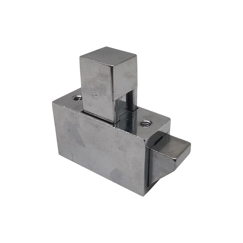 DK637 hasp lock, square button impact latch lock, automatic closing push-type chassis cabinet door lock