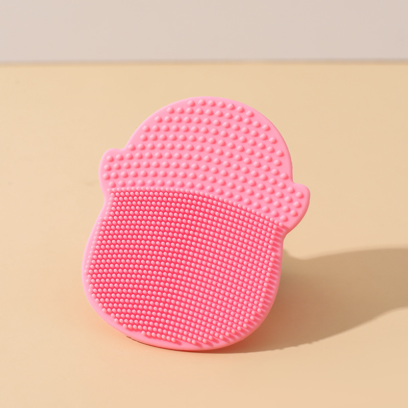 Cepillo de champú de silicona para bebés Cepillo de limpieza de baño para bebés multiusos Cepillo de masaje de descalcificación para bebés