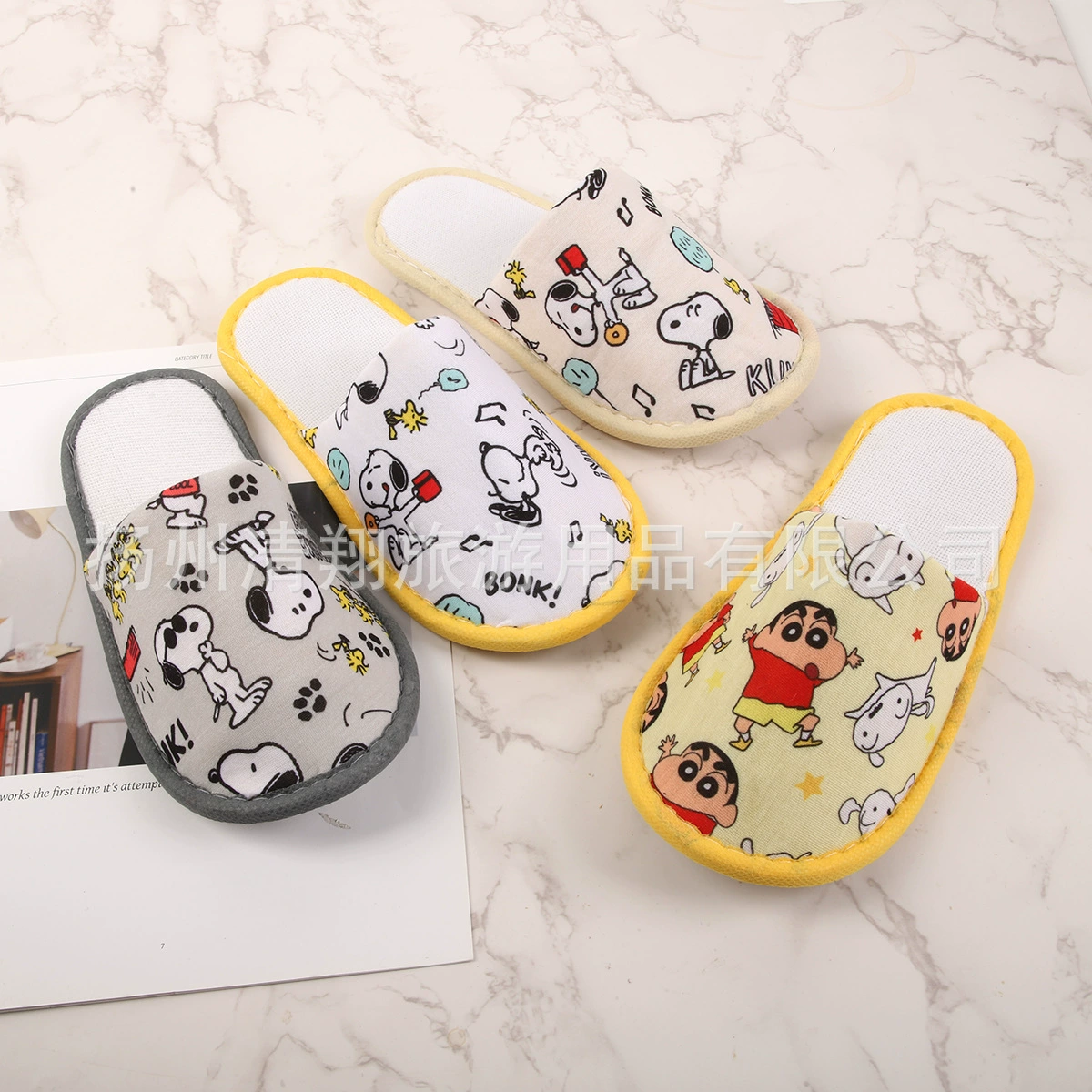 Одноразовые детские тапочки для отелей