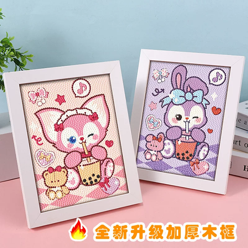 Cartoon Diamond Painting 2024 Новые Детские DIY Handmade Звезда Дайлу Алмазная Паттипация высокоценная подарочная