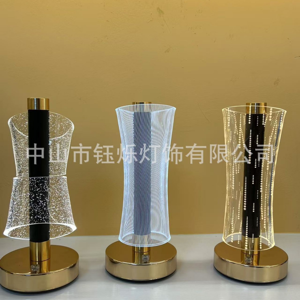 Suministro directo de fábrica estilo minimalista moderno red ins cama dormitorio cabecera acrílico tres colores atenuación luz nocturna creativa