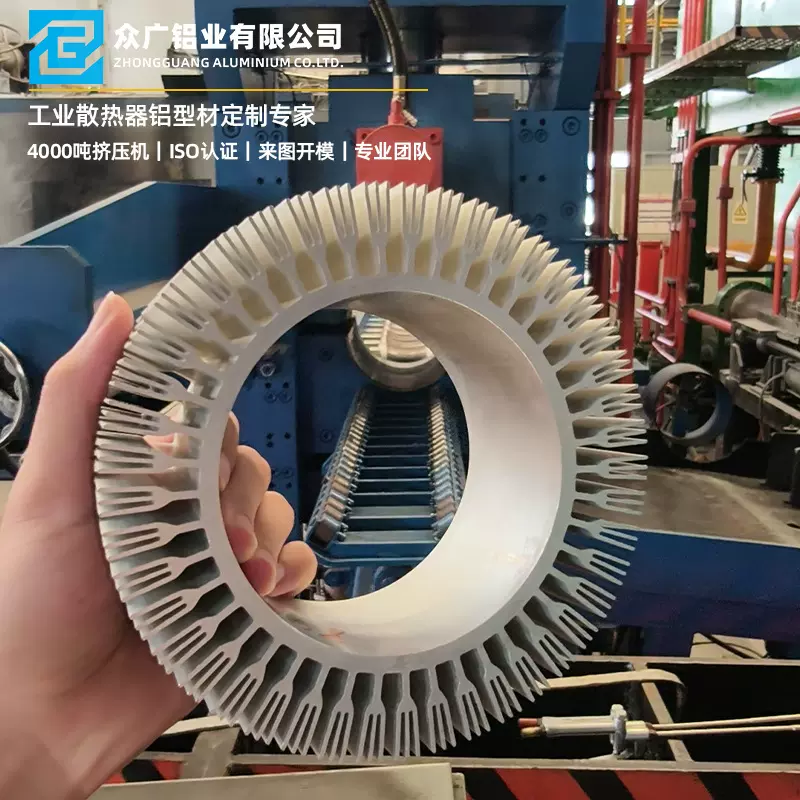 挤压开模定制铝型材散热器高难度复杂结构铝合金加工半导体散热器