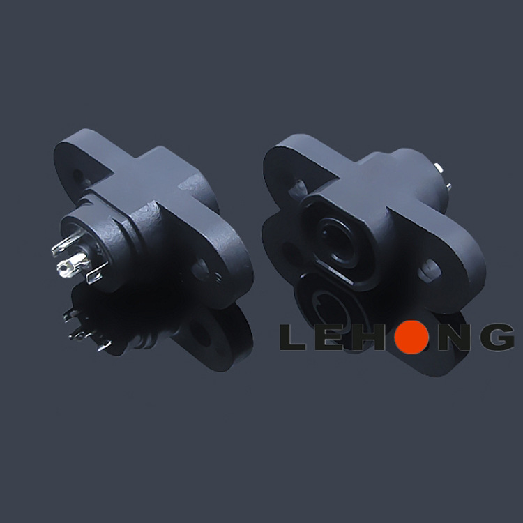 LH-DC-CN1储能方案20A电源插座/大电流/直流电源母座/DC母座