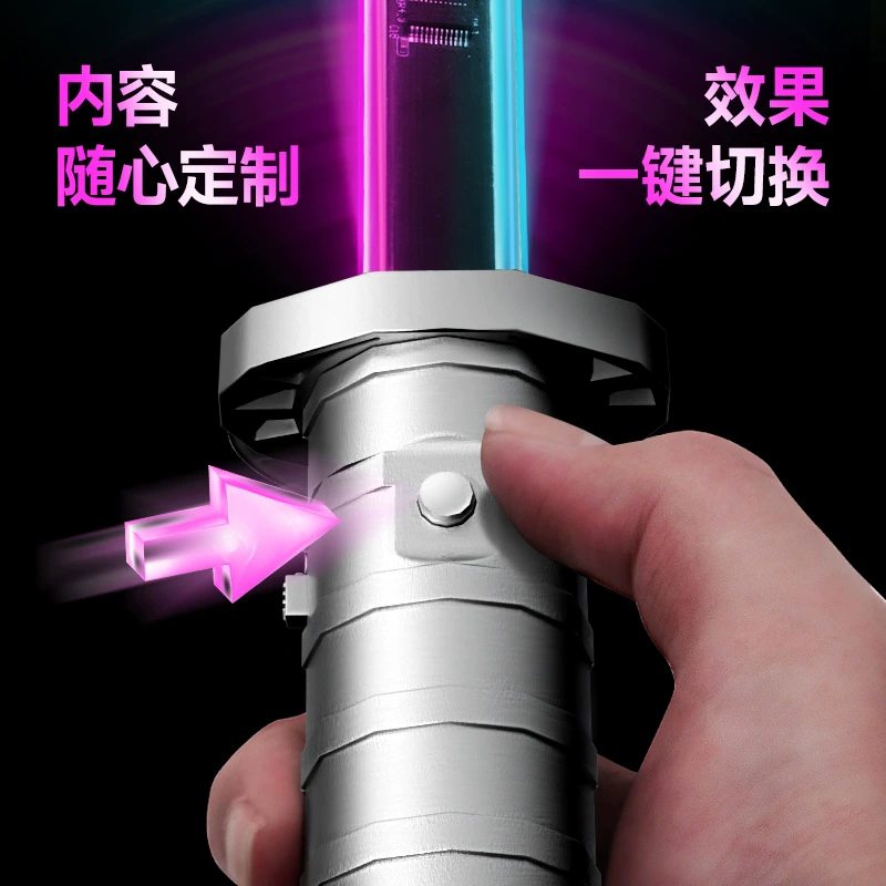 Stage party concert atmosphere LED light -glowing hand shakes can display the magic stick 3D stereo visual effects