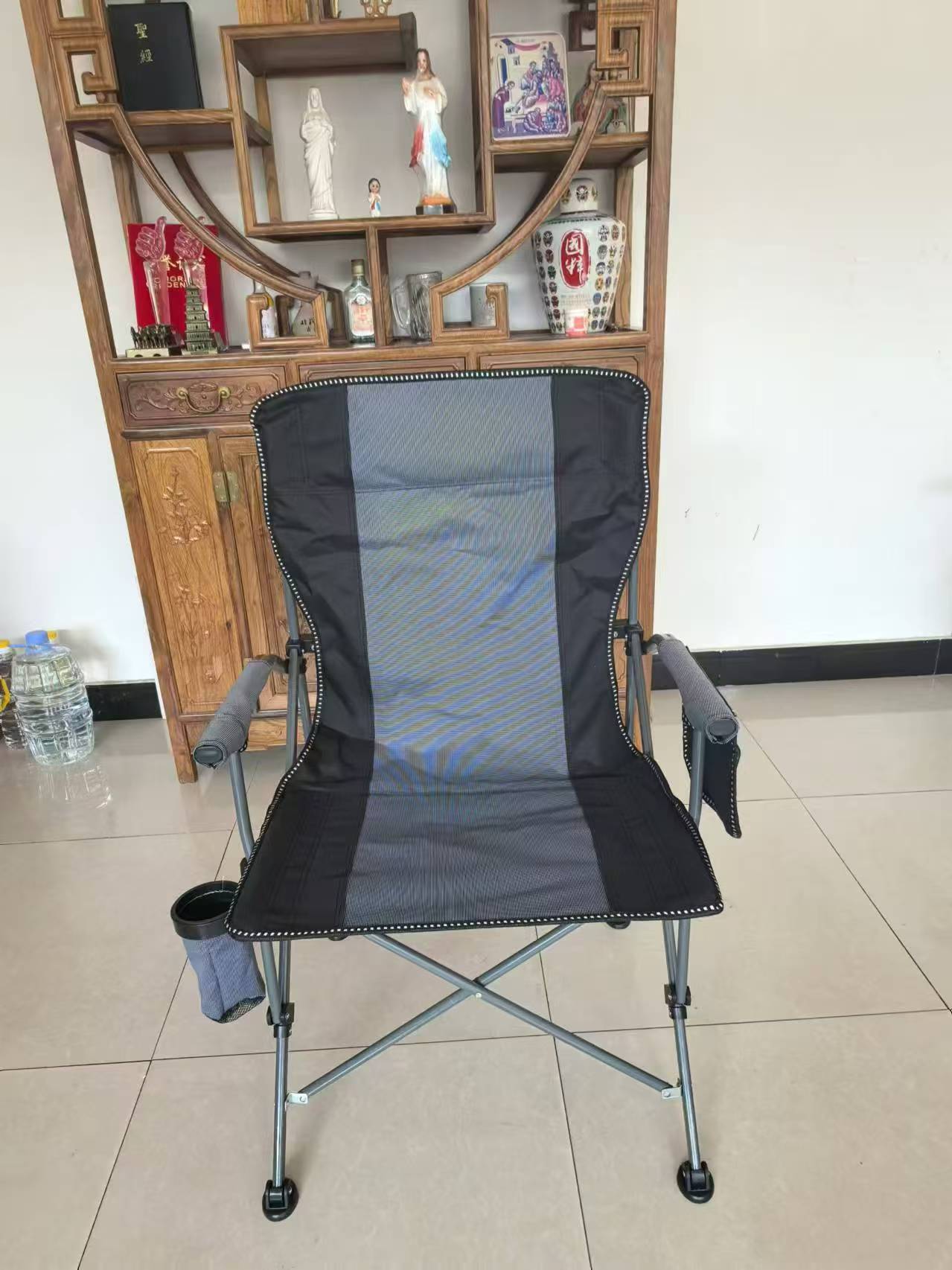 말굽 의자 회색 일반형