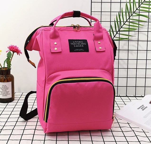 Bolsa de momia de fábrica de gran capacidad mochila de moda multifuncional bolsa materna e infantil nueva botella de alimentación de maternidad mochila de pañales al por mayor