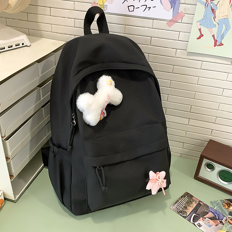 新型カバン女子インスタ風キャンパスシンプルで軽やかなリュックサックです。|undefined
