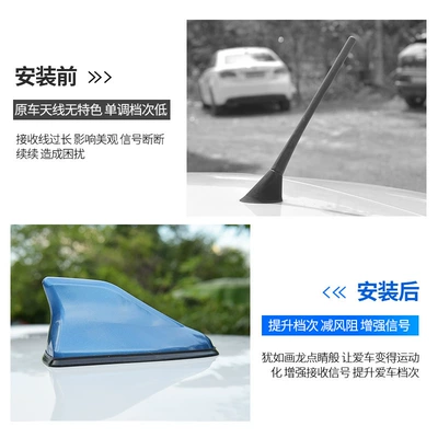Radio Antenna Decoration Without Drilling: vehicle antenna