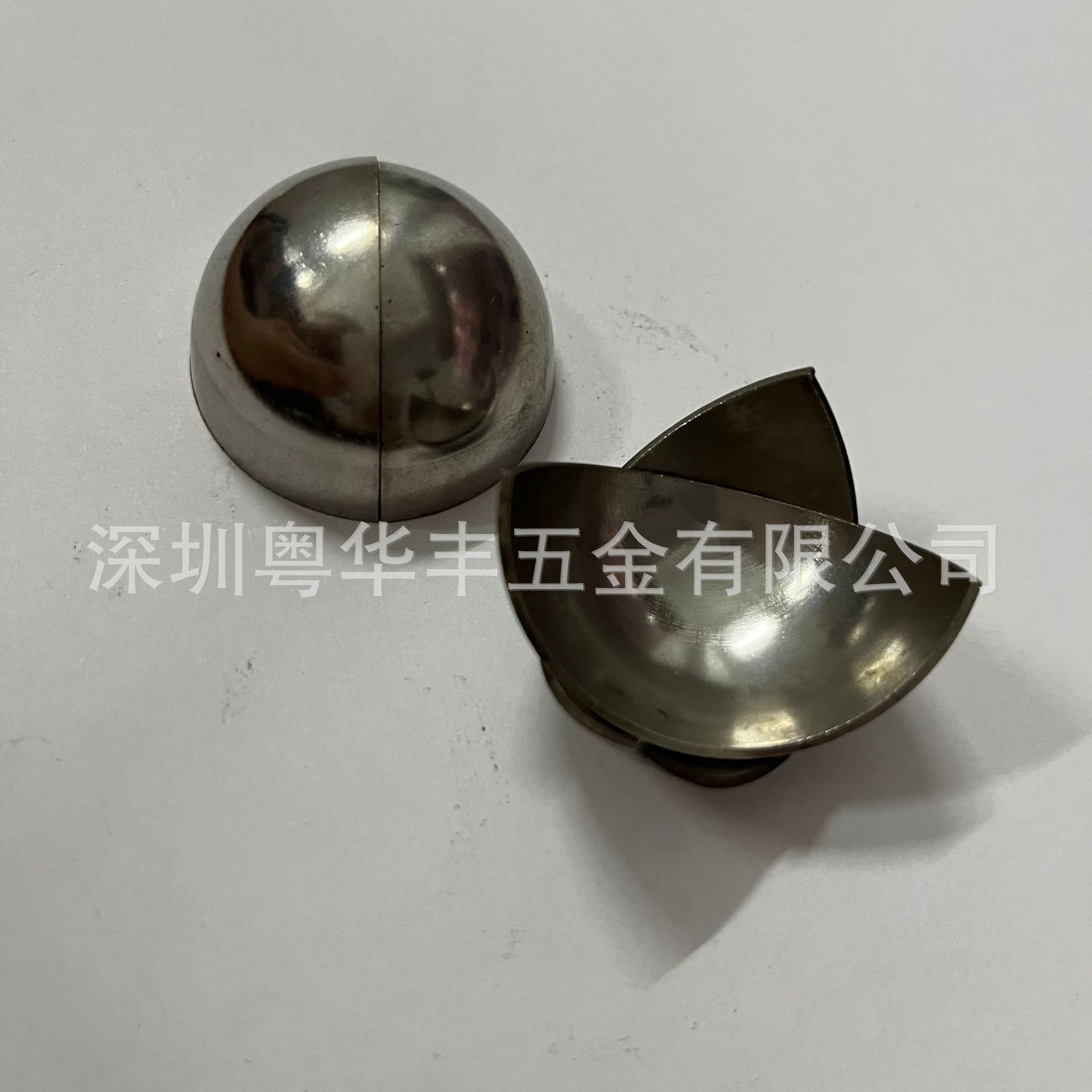 304不锈钢四分之一球片 1/4圆球片 不锈钢球 二分之一半球片现货