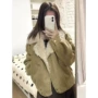 保暖加厚新款翻领短外套