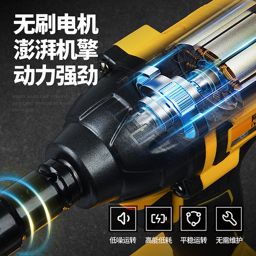 Aslan Lithium Battery Powered Screwdriver Electric Drill Dual Speed Lithium Drill High Torque Brushless Hand Drill Electric Wrench Wholesale