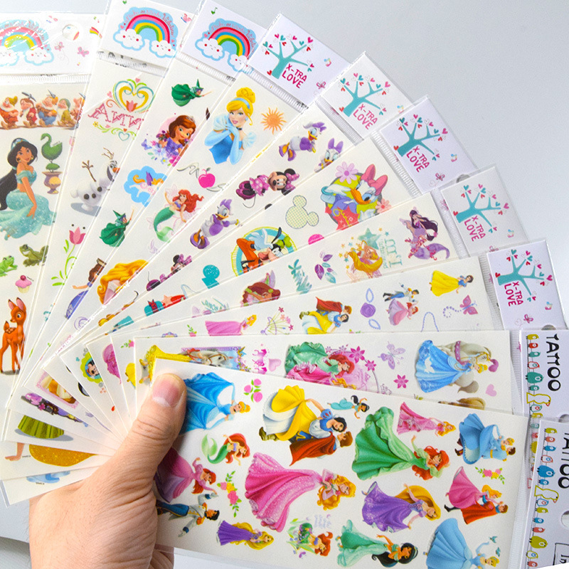 Children's Cartoon Cartoon tattoo stickers ice princess Mickey Mouse waterproof tattoo stickers children's baby stickers