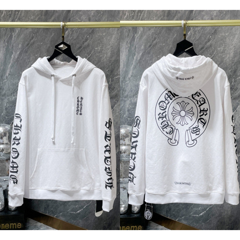 Chrome Heart Hoodie 克罗伈十字架连帽卫衣跨境宽松男女拉链帽衫|undefined