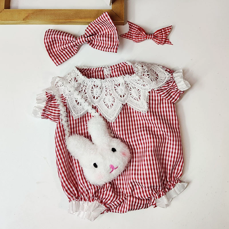 Кукла, платье, юбка, 30 см, с маленькими мишками, детская одежда