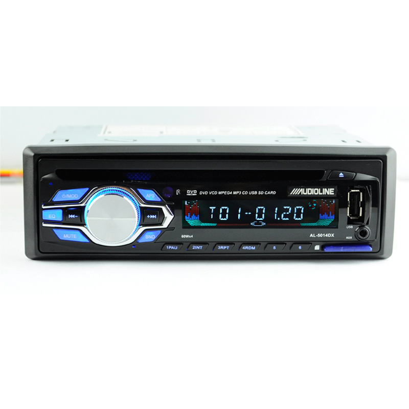 Intelligent Voice-activated Clock Display Car Bluetooth MP3 Player Radio Car CDPlayer12 V/24 VTruck Universal