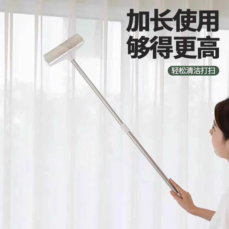 長柄粘毛器延長伸縮粘毛ブラシ衣類ロールブラシ交換紙粘着紙モップ家庭用除塵ドラム|undefined