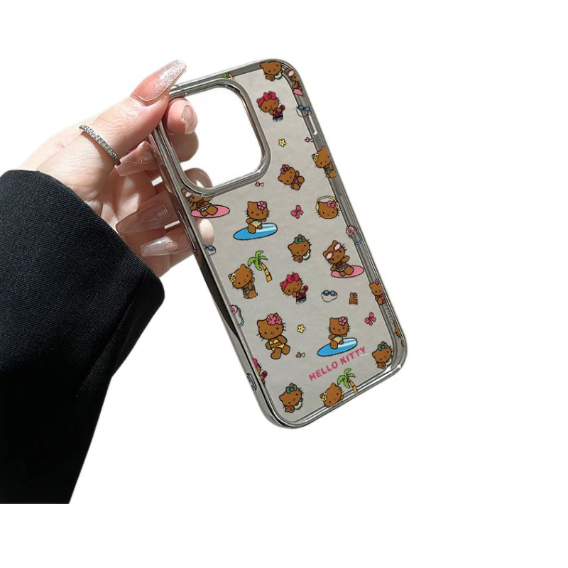 "Apple, iPhone1314, compatible silver phone case, 1314promax, 15promax"