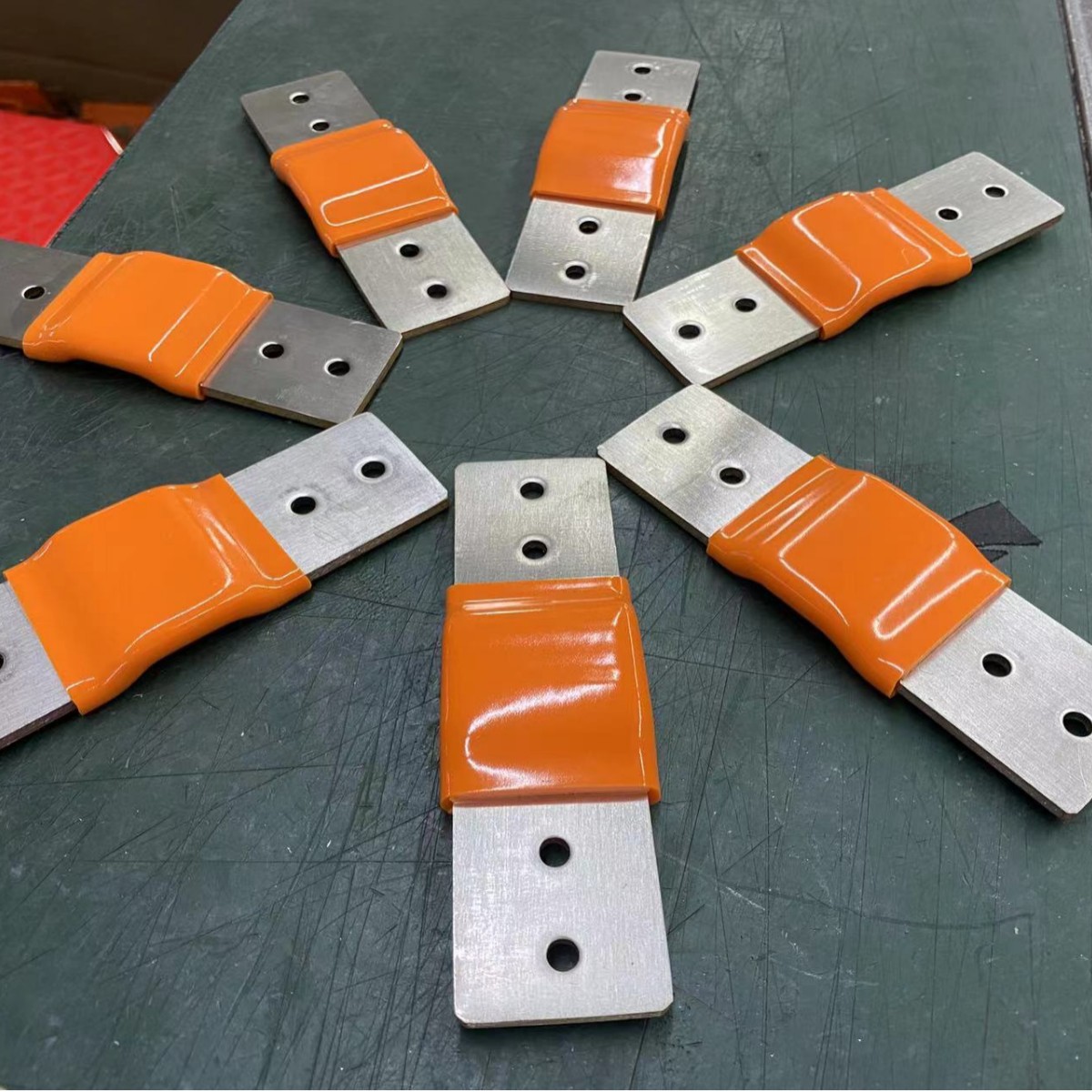 浸塑浸胶PVC加工 铜排绝缘硫化 铜软连接绝缘套管