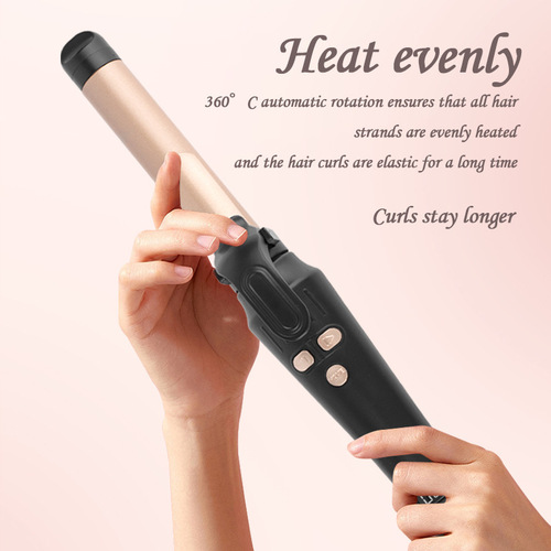 Cross-border automatic curling iron, hair styling tool, must-have curling iron for lazy people, LCD adjustable temperature hair clip hair iron