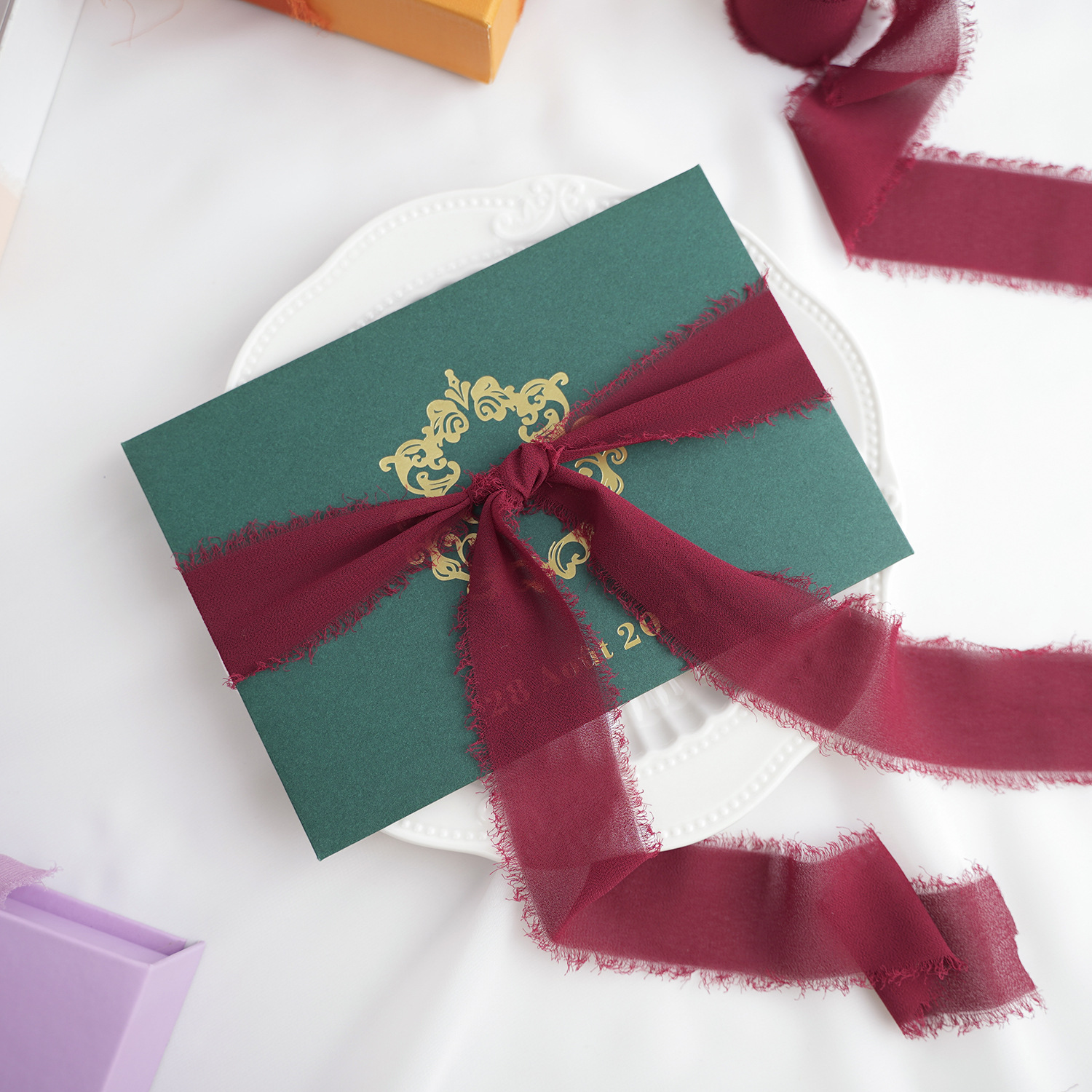 Venta al por mayor de gasa deshilachada cinta deshilachada ramo de la boda encaje de tela hecha a mano perla cinturón de gasa