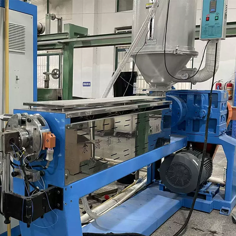 PVCTPUXLPE80型电线电缆单层双层挤出机生产各类电线电缆高产节能