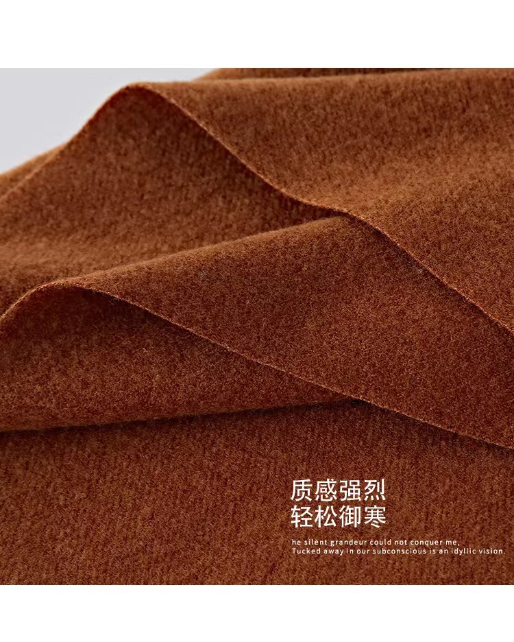 2023 Rode Sjaal Jaarlijkse Conferentie China Rode Imitatie Kasjmier Monochrome Sjaal Warme Koreaanse Versie Kwastje Hals Veelzijdig_voghion.com