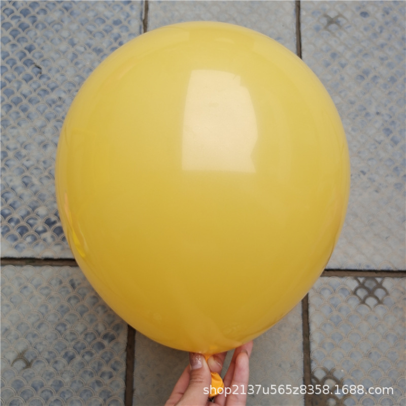 Transfronterizo al por mayor de 12 pulgadas de 3,2g de espesor de látex mate globo fiesta decoración de la boda globo mate
