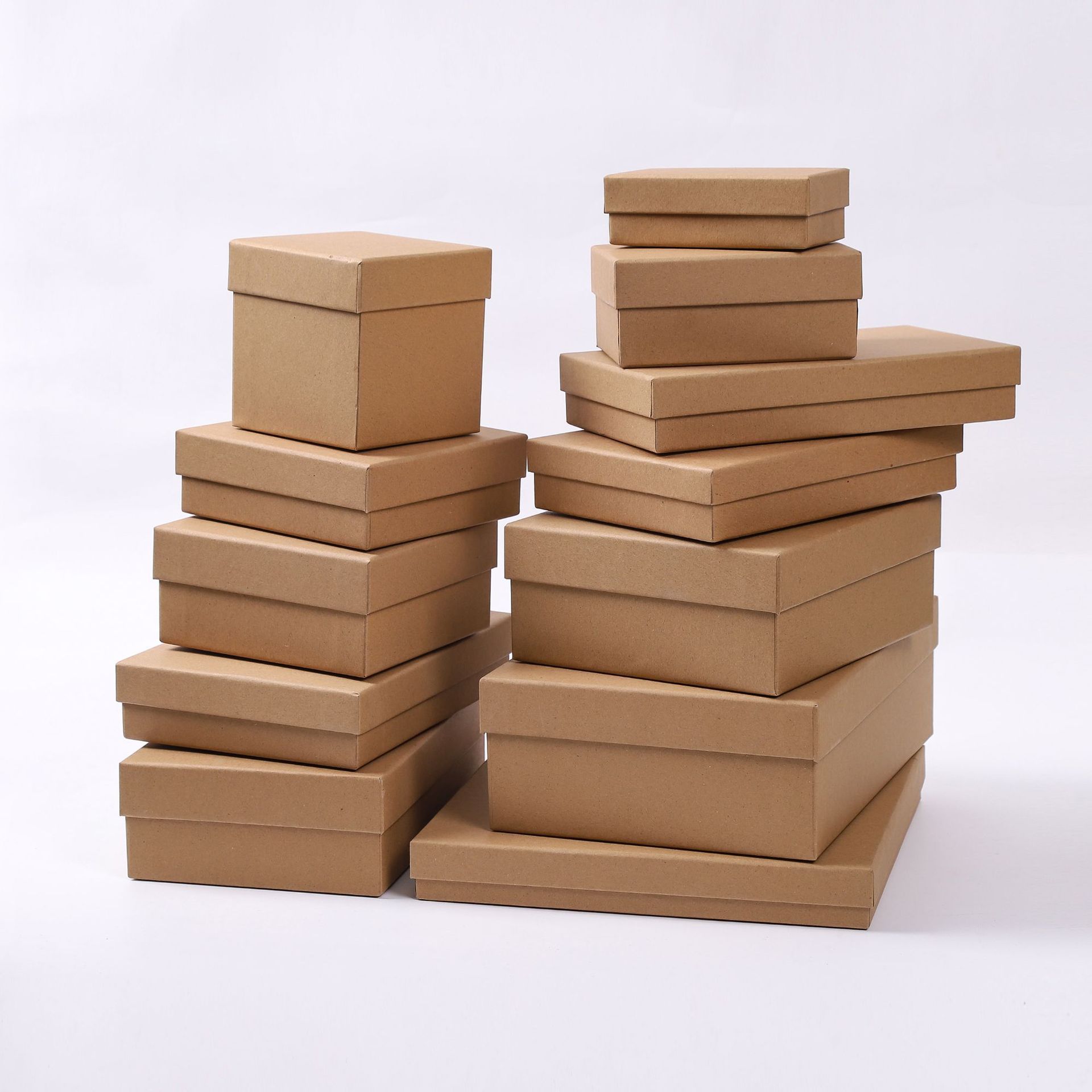 复古天地盖牛皮纸包装盒饰品盒服饰礼物纸盒情人口红礼品盒现货