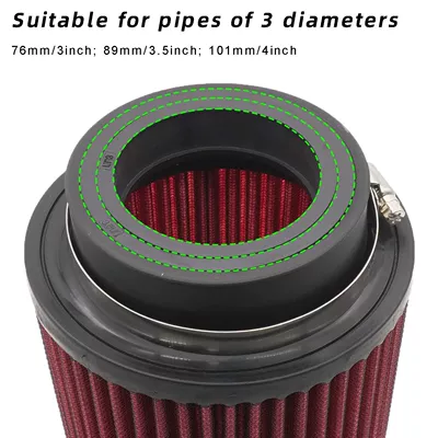 Air filter 101mm car cold intake