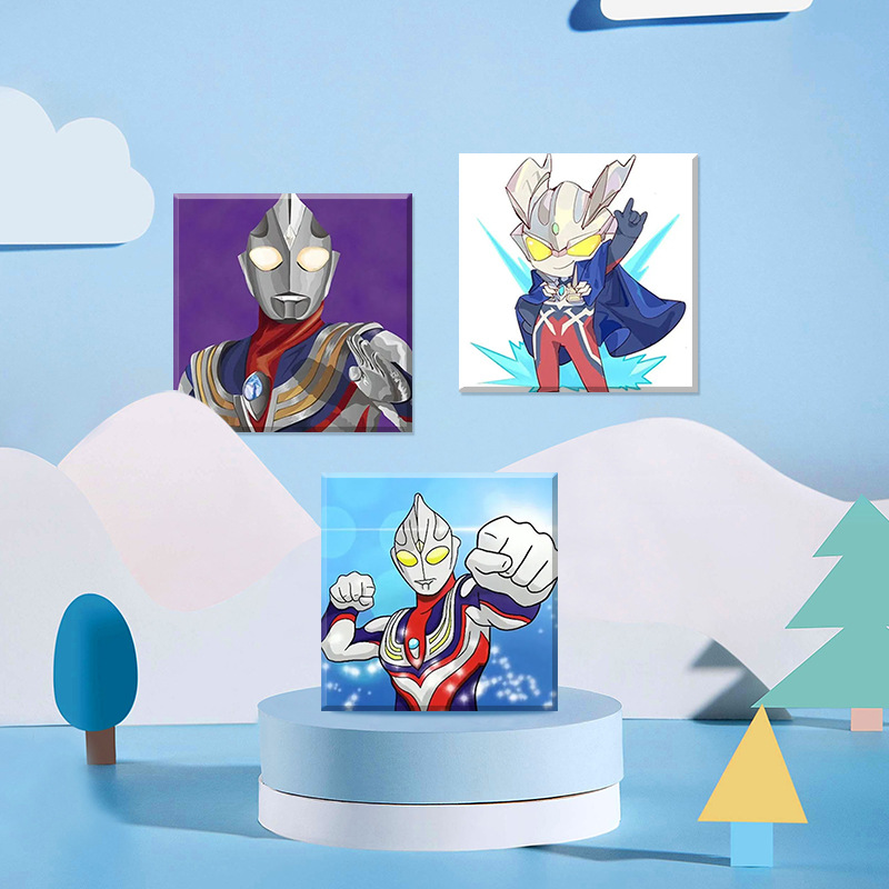 新款儿童钻石画diy手工贴钻画5d满钻卡通少儿钻石画批发